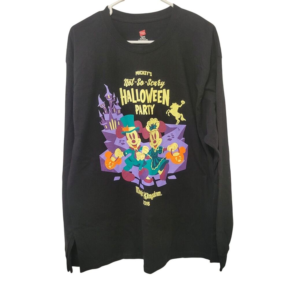 Disney Mickey's Not So Scary Halloween Party 2015 T-Shirt Woman Size XL